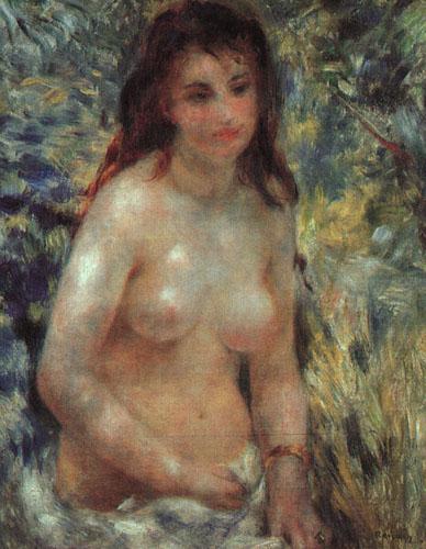 Pierre Renoir Study for Nude in the Sunlight oil painting picture